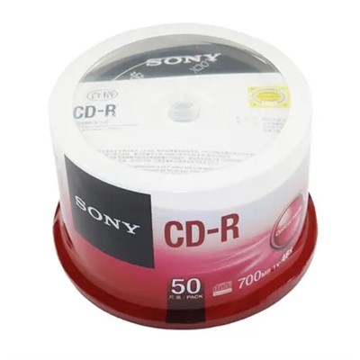 索尼/SONY  CD-R 光盘 12cm 50片桶装 容量4.7GB/120MIN 